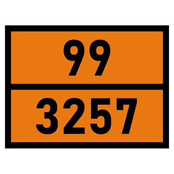 Табличка «Опасный груз 99-3257», Битум